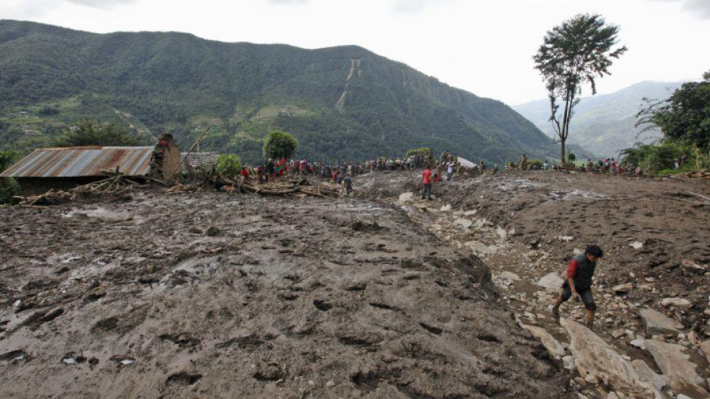 LANDSLIDE IN NEPAL