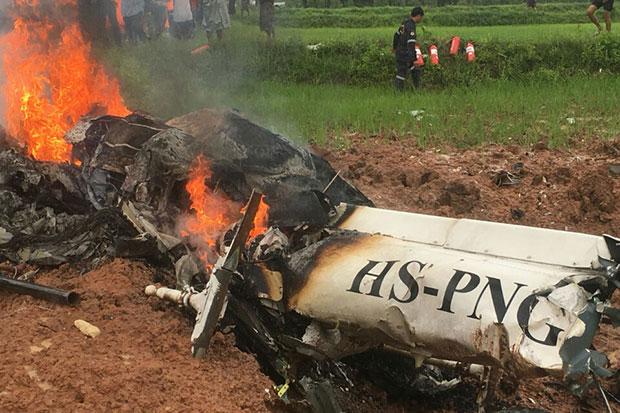 HELICOPTER CRASH IN THAI