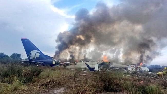 PLANE CRASH IN MEXICO
