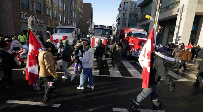 Trucker-led protests against pandemic across Canada