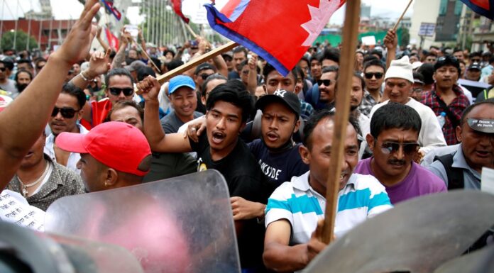 Protest in Nepal