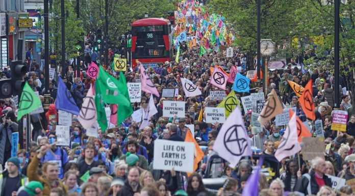 Activists block central London roads