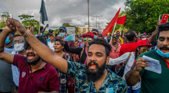 First killing in Sri Lanka protests